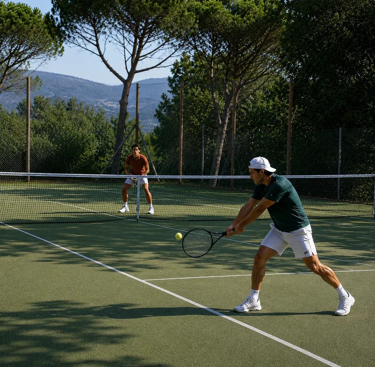 Tennis court at the Principato