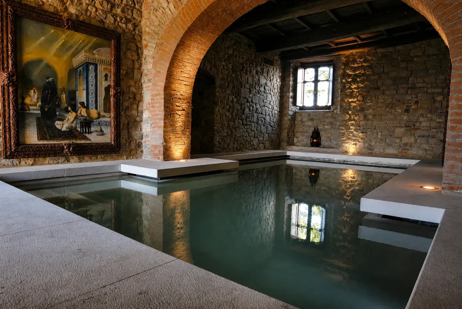 La SPA termale scavata nella roccia del Principato di Parrano