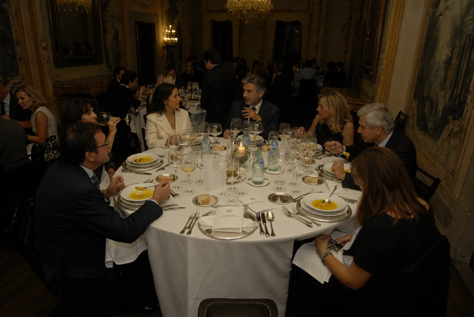 Terrazza pensile allestita per un evento privato